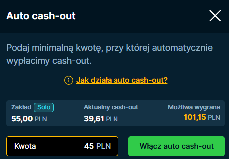 Potwierdzenie zielonym przyciskiem
